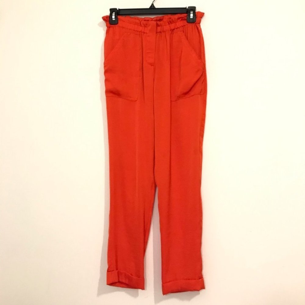 BCBGMaxAzria Orange Pants Bennet Saffrom Pants - Picture 2 of 6